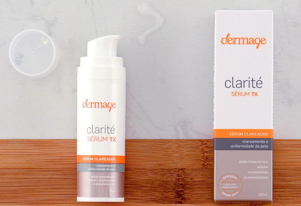 clarité TX para clarear manchas na pele oleosa